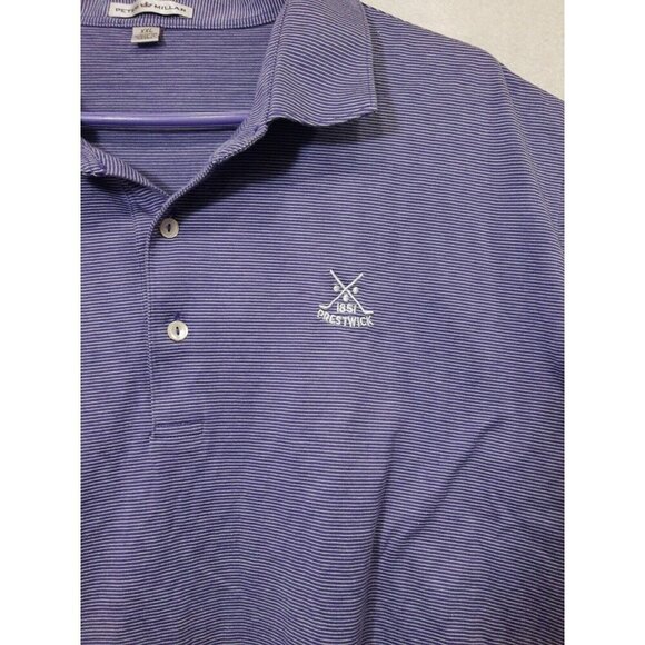 Peter Millar Mens SZ XXL "Prestwick 1851" Golf Club  Polo Shirt - 2XLarge - Picture 2 of 7